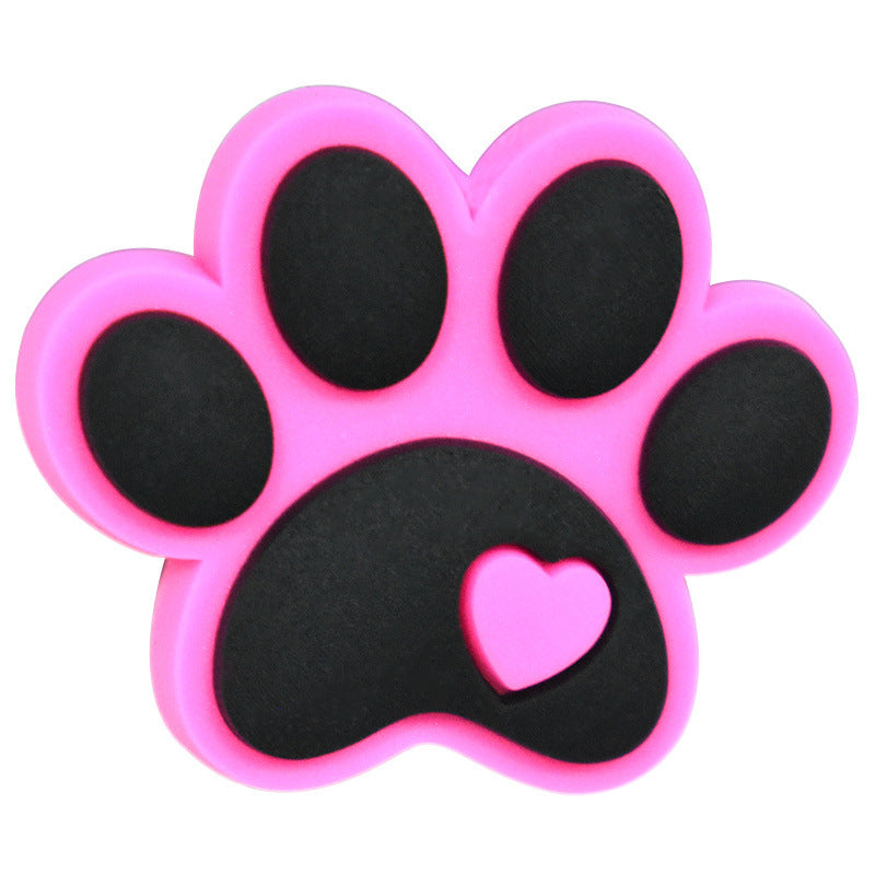 Wholesale Random 100pcs Dog Paw Series Creative Ballpoint Pen Bead Focal Beads