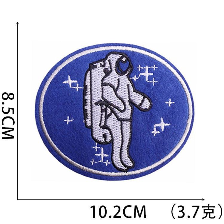 Wholesale Stylish Polyester Embroidered Astronaut Space Patch For Kids Clothing And DIY Crafts OLY Exclusive