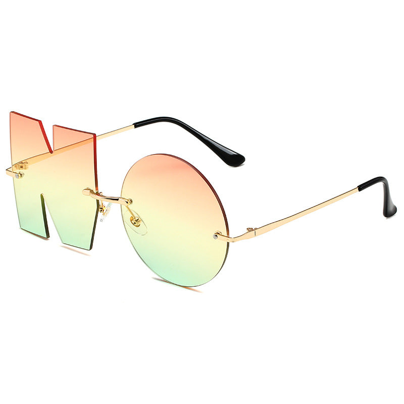 Wholesale PC NO Irregular Rimless Sunglasses