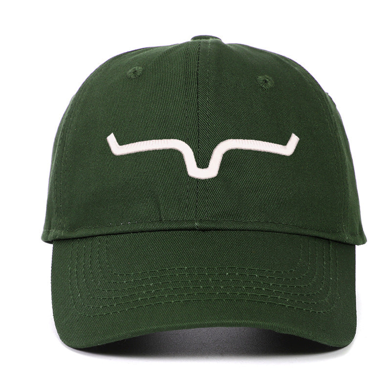 Wholesale Washed Cotton Embroidered Distressed Soft Top Baseball Cap