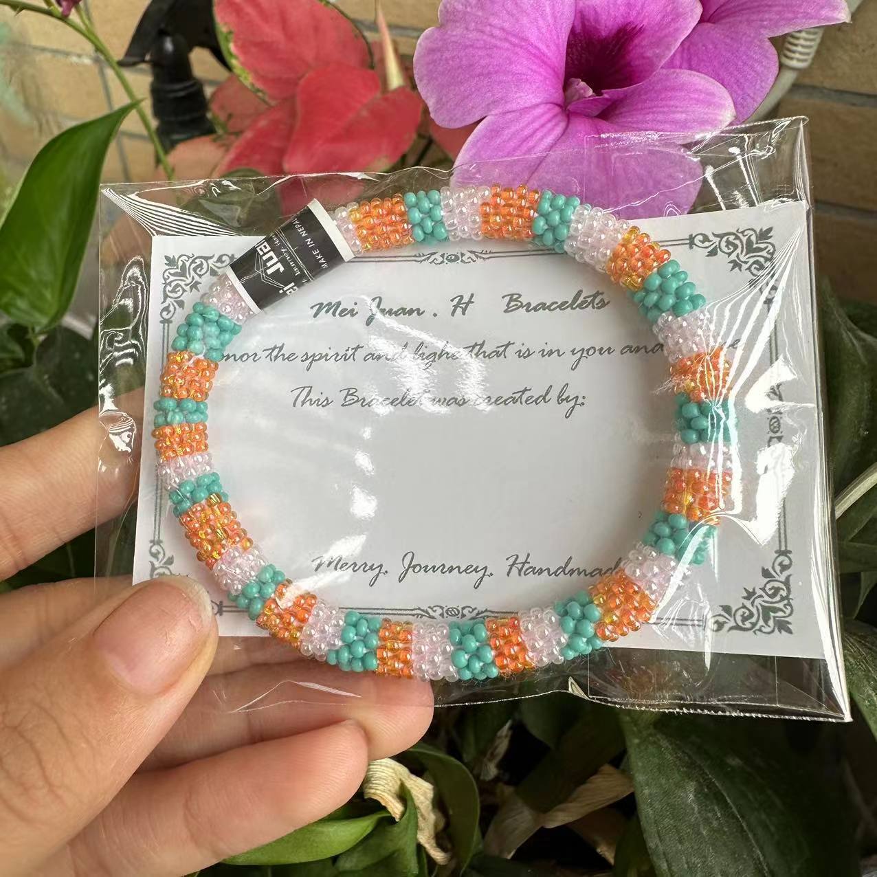 Wholesale Japanese Bohemian Rice Beads Fragrance Diffuser Bracelet