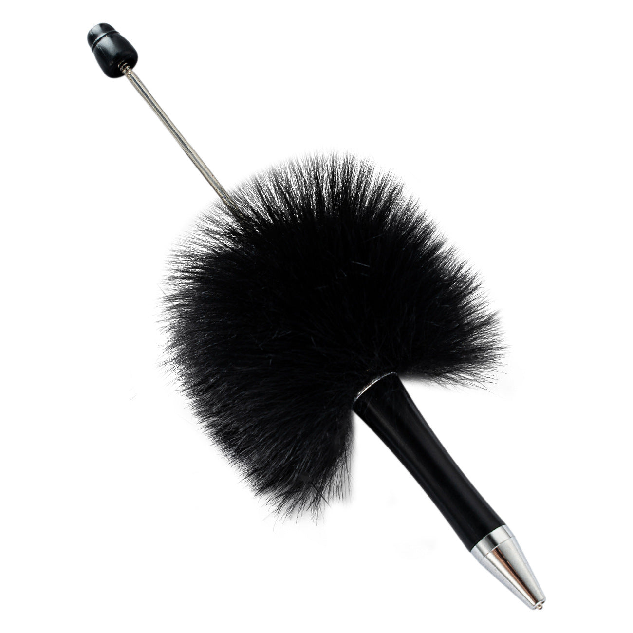 Wholesale Beadable Pens DIY Pompom Beadable Pen