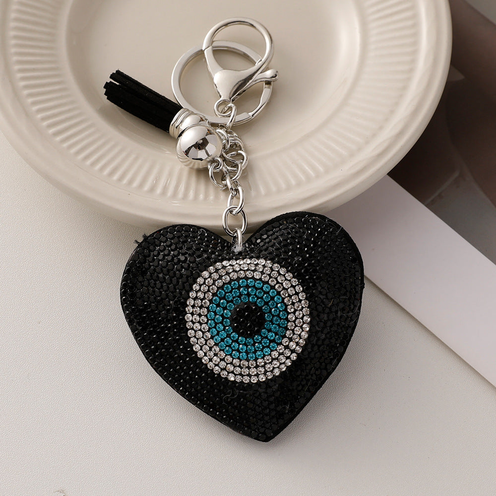 Wholesale Hot Diamond Devil's Eye Keychain