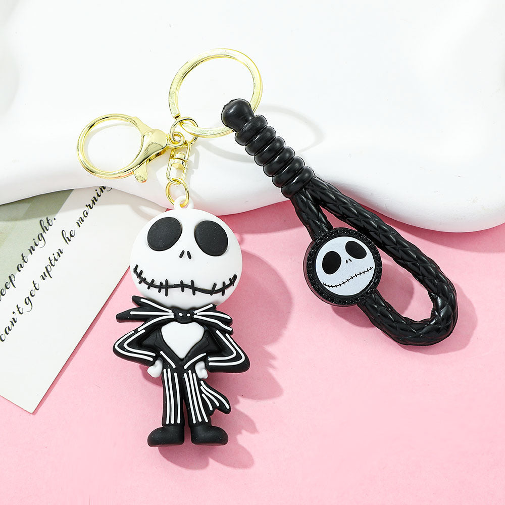 Wholesale PVC Keychain  Skull Design Cute Car Key Accessory Gift For Fans