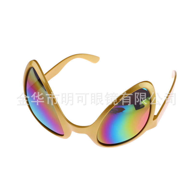 Wholesale Halloween Party Alien Antenna Funny Headband Green Fly Glasses