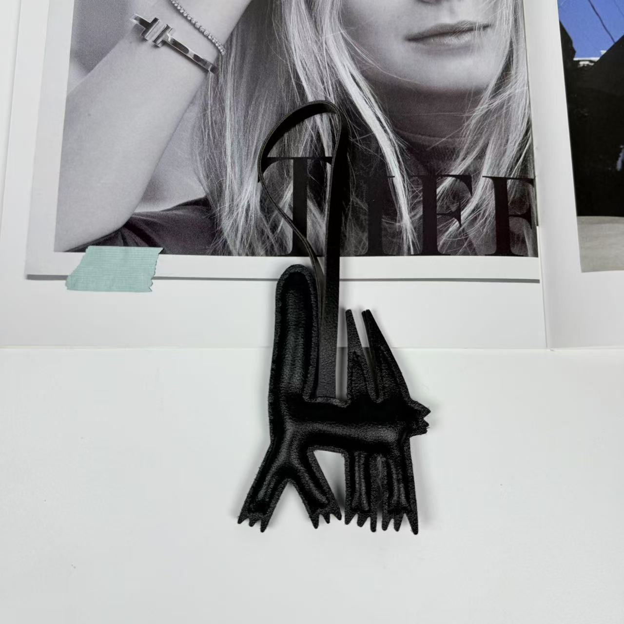 Wholesale Funny Screaming Cat Bag Charm PU Leather Kitten Pendant Fashion Accessory For Gift