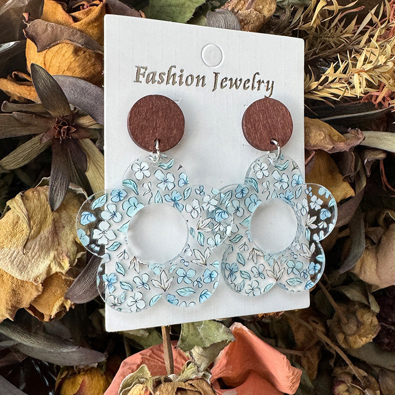 Wholesale Floral Daisy Earrings