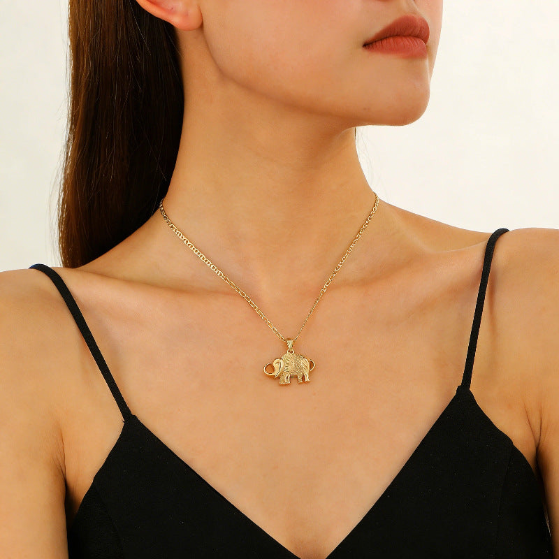 Wholesale  Elephant Mother and Baby Creative Animal Earrings Women Mother' s Day