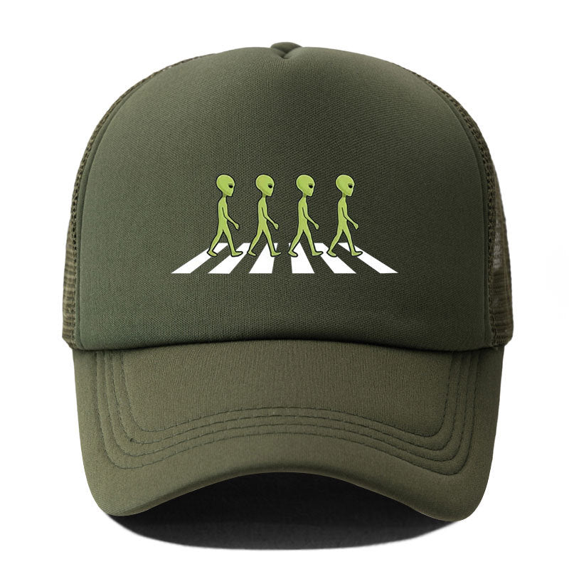 Wholesale Alien Print Sponge Soft Top Breathable Baseball Cap