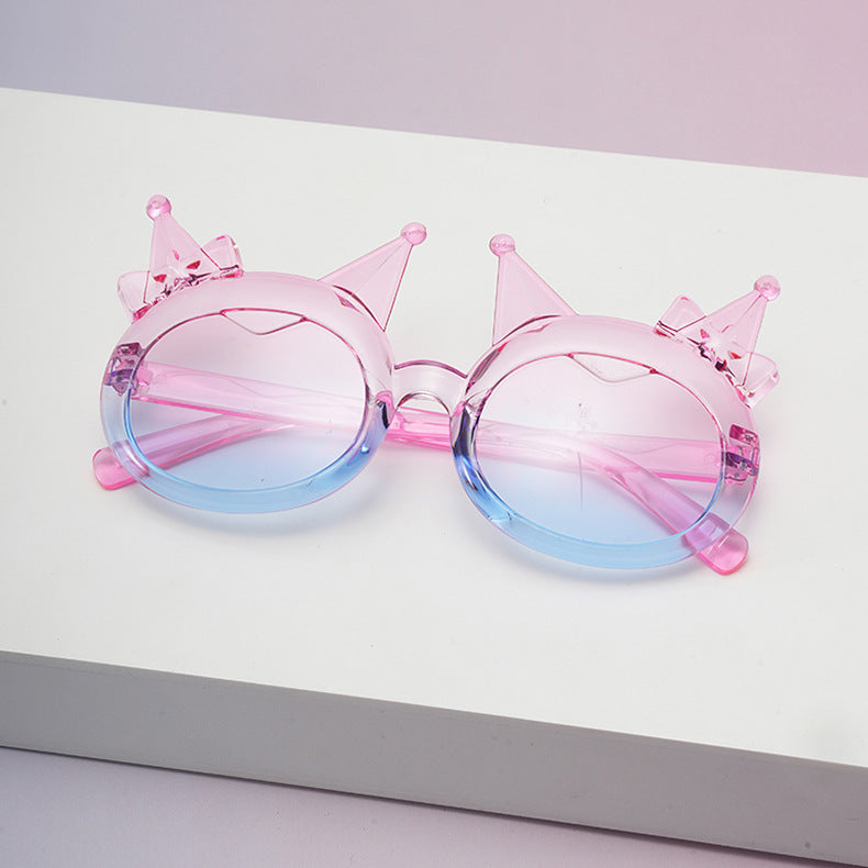 Wholesale Children's Cute Super Cute Sunscreen Bow Sunglasses