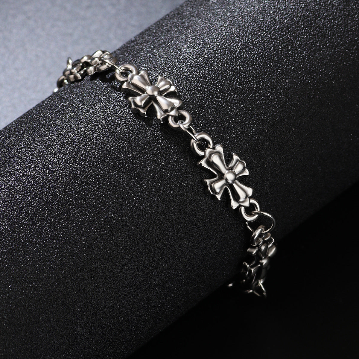 Wholesale Dark Gothic Cross Alloy Bracelet