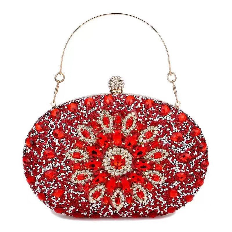 Wholesale Sunflower Diamond Evening Clutch