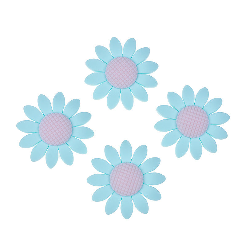 Cuentas de girasol de silicona de 20 piezas al por mayor