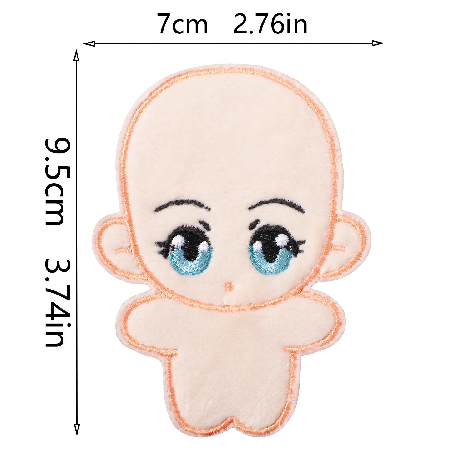 Wholesale Cute Anime Embroidery Patches DIY Sew On Cloth Patches For Clothing And Bags Fashion Accessory Gift For Crafting Resale