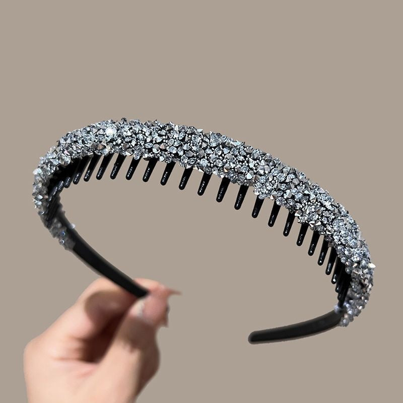 Wholesale Retro simple French style all-match outdoor face washing sponge headband for women