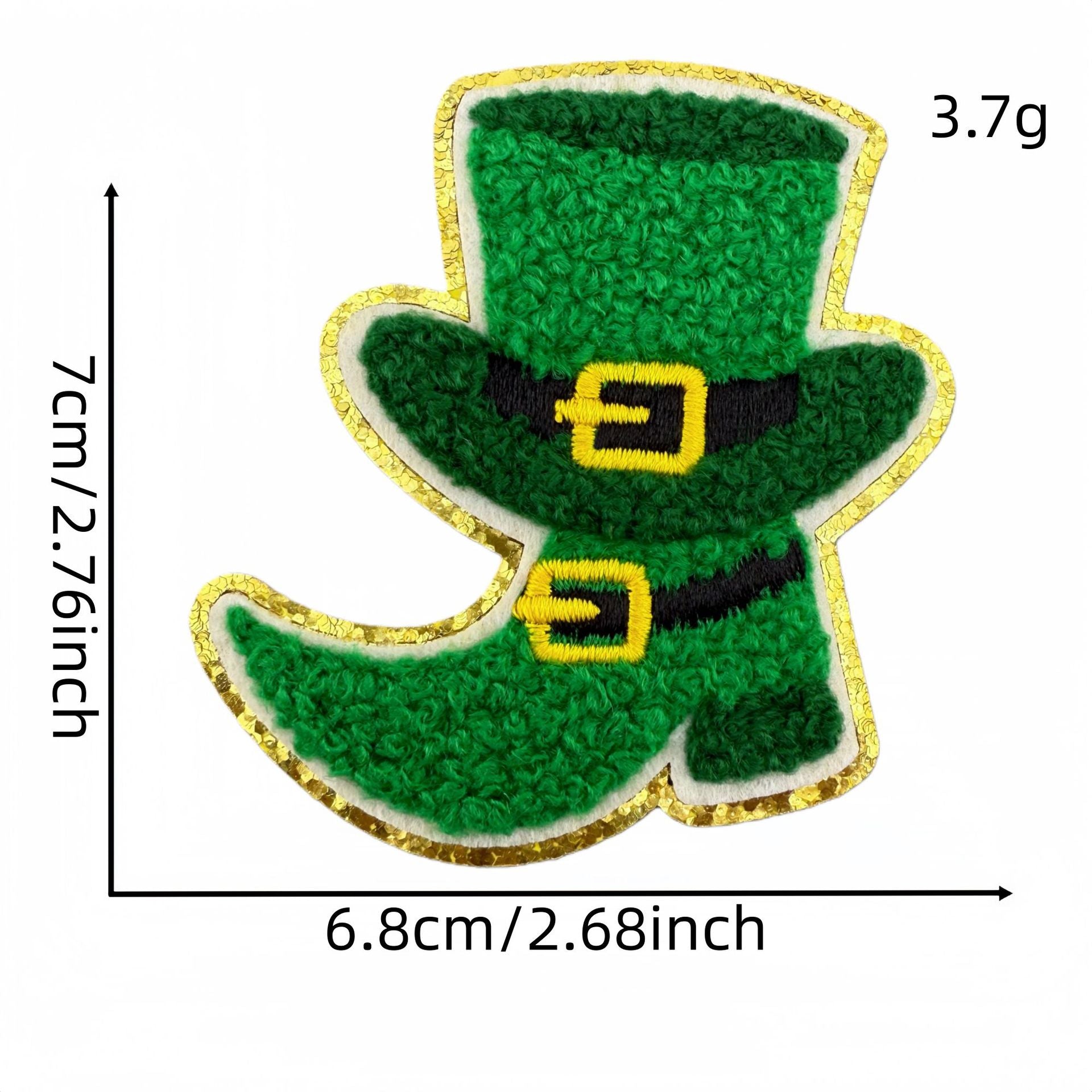 Wholesale St.  Patrick' s Day Lucky Clover Beer Embroidery DIY Patches