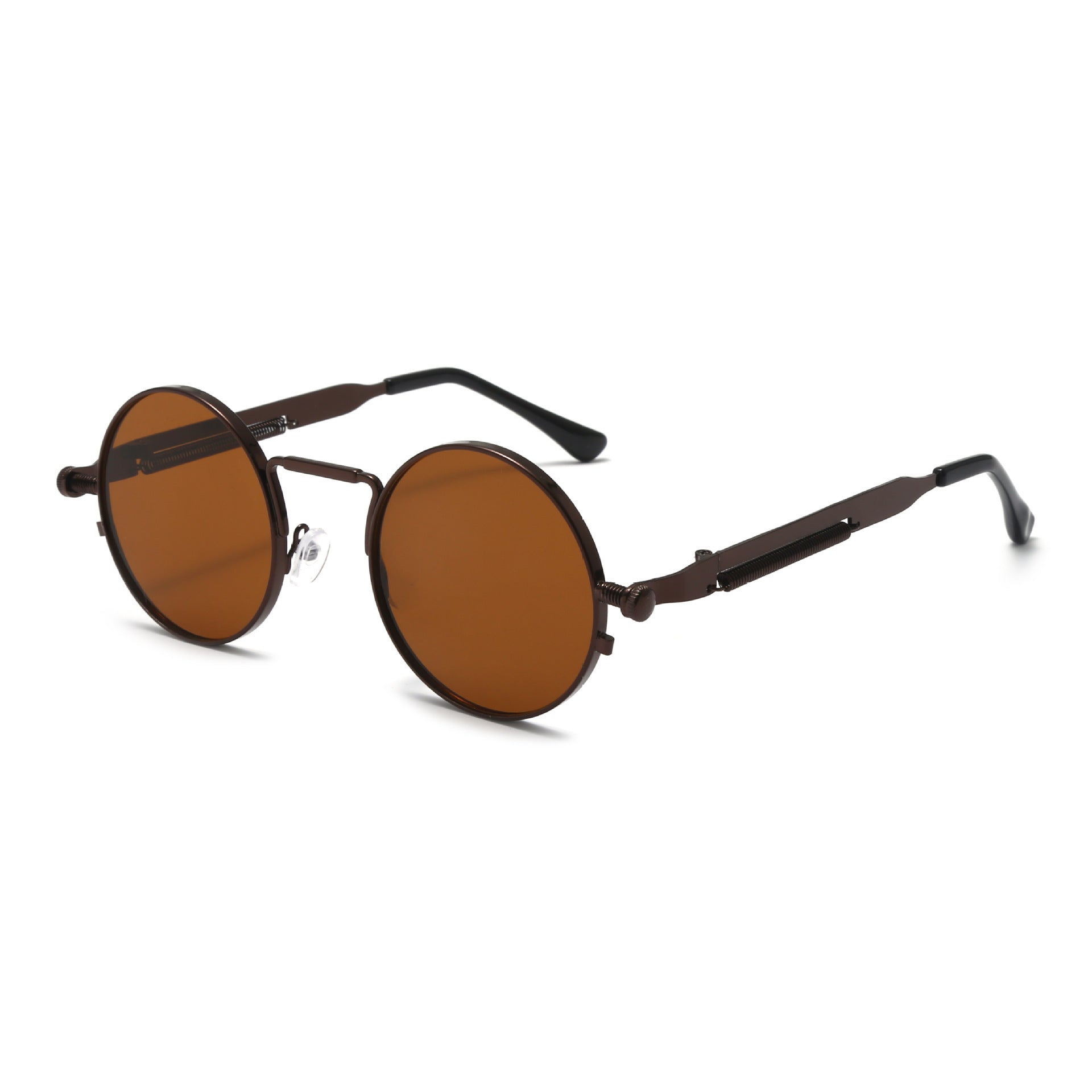 Wholesale Round Steampunk Retro Sunglasses for Men and Women