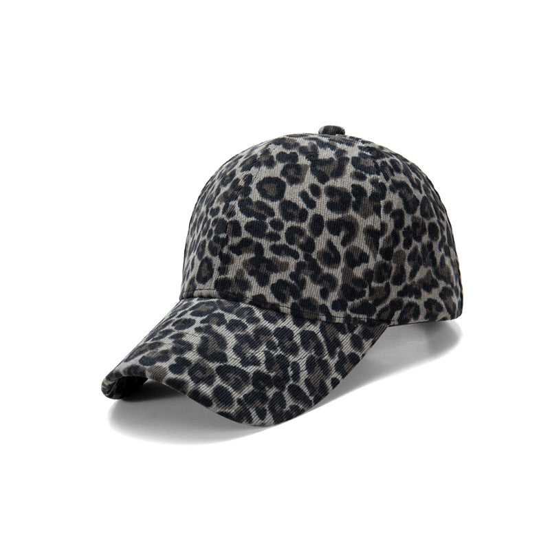 Wholesale Leopard Corduroy Baseball Cap