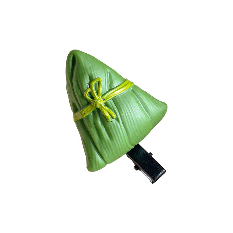 Wholesale Cute Funny Imitation Rice Dumpling Hairpin