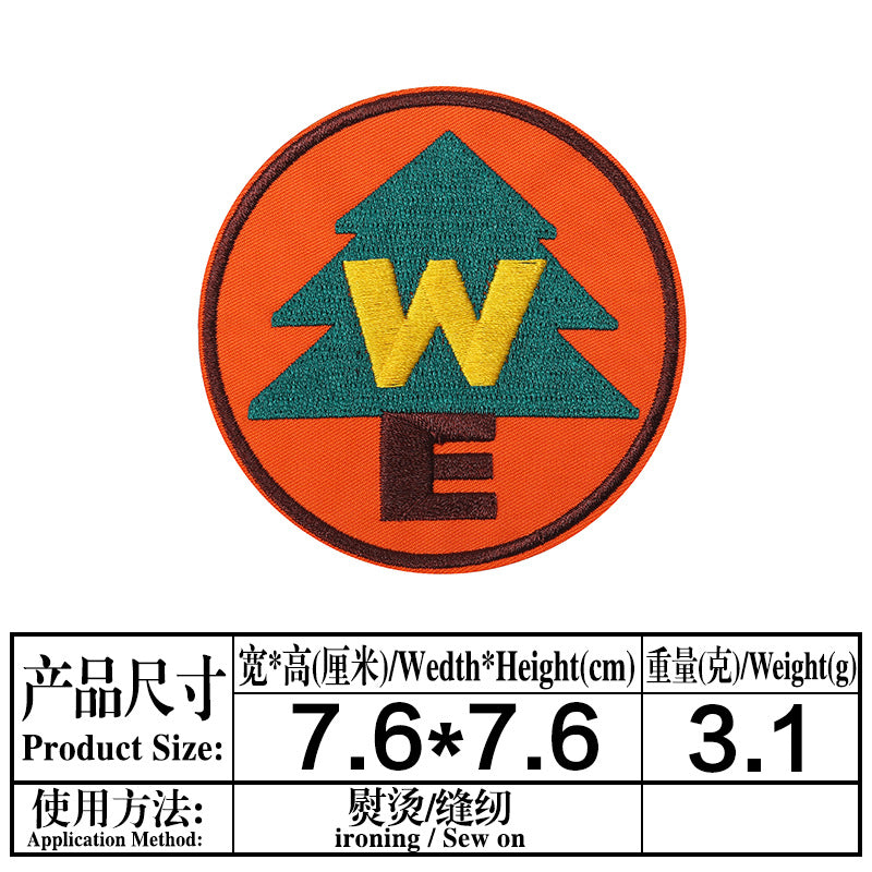 Wholesale Twill Cartoon Duck Embroidered Iron On Patches DIY Clothing Towel Applique 4 Styles Boutique Resale