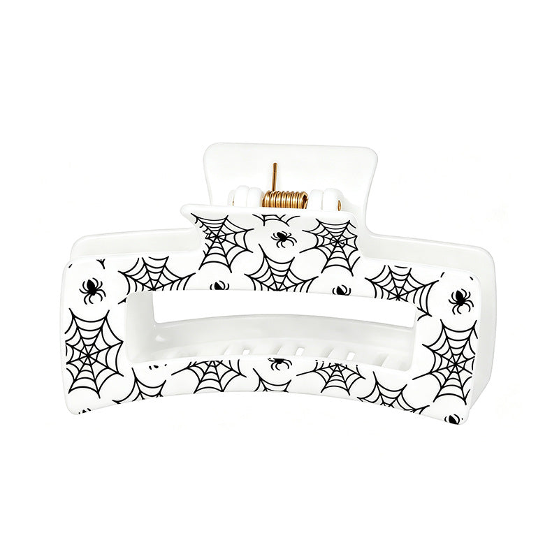 Wholesale   Web Hair Claw Clip White Stylish Hair Accessory For Everyday Styling And Boutique Resale
