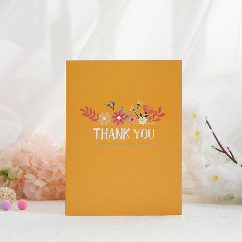 Wholesale Mother's Day Paper Letter Three-dimensional Greeting Cards 3D Hot Stamping Ornaments