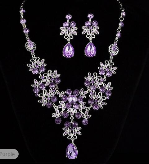 Wholesale  Gold Plated Red/Blue/Purple