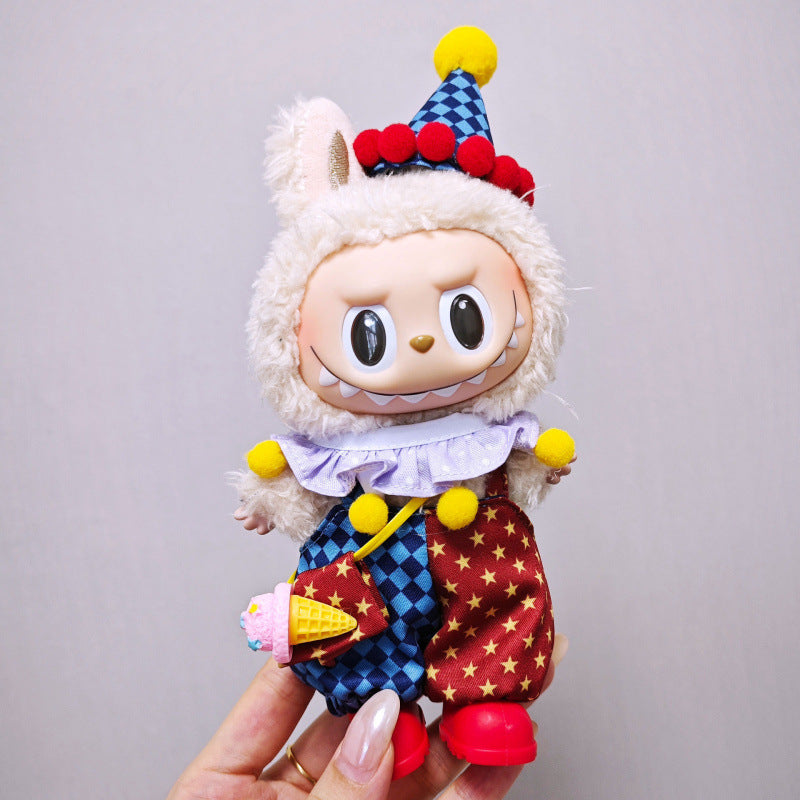 Wholesale Doll clothes for three generations,  circus clown fashion brand cute cartoon
