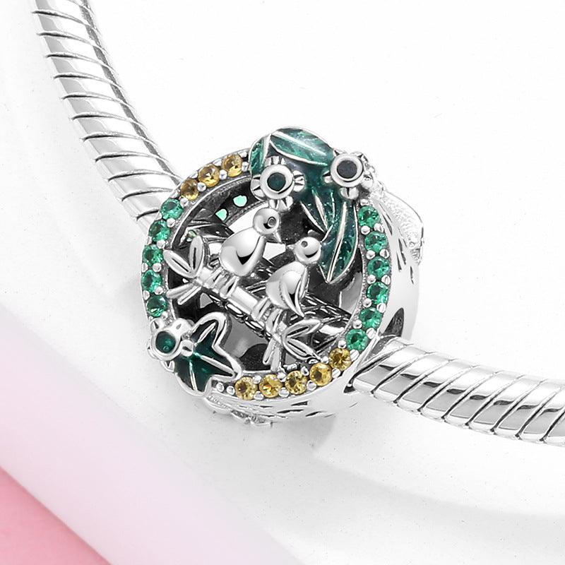 Pulsera de cactus de árbol de suerte al por mayor Accesorios de bricolaje S925 Beads de plata esterlina