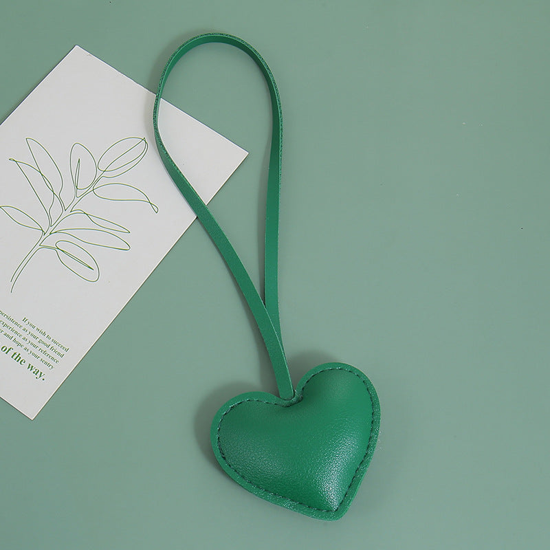 Wholesale Leather Heart-Shaped Hand Strap Keychain