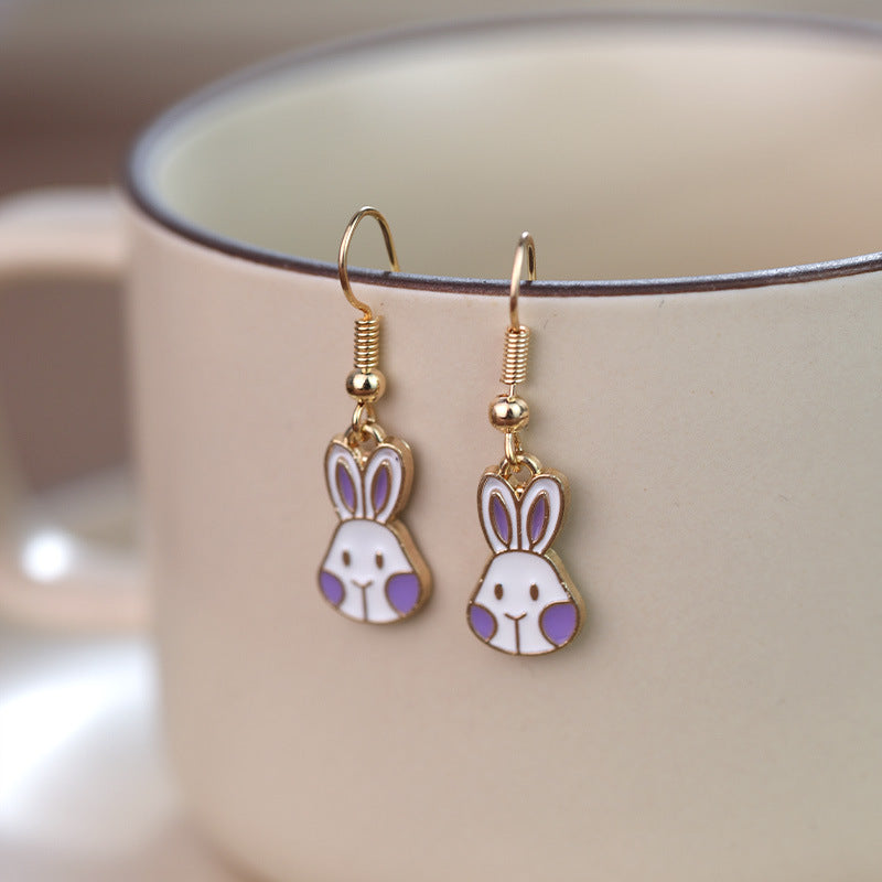 Wholesale Easter cartoon cute rabbit earrings