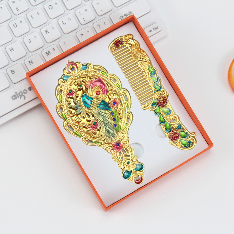 Wholesale Russian Style Retro Peacock Set Mirror