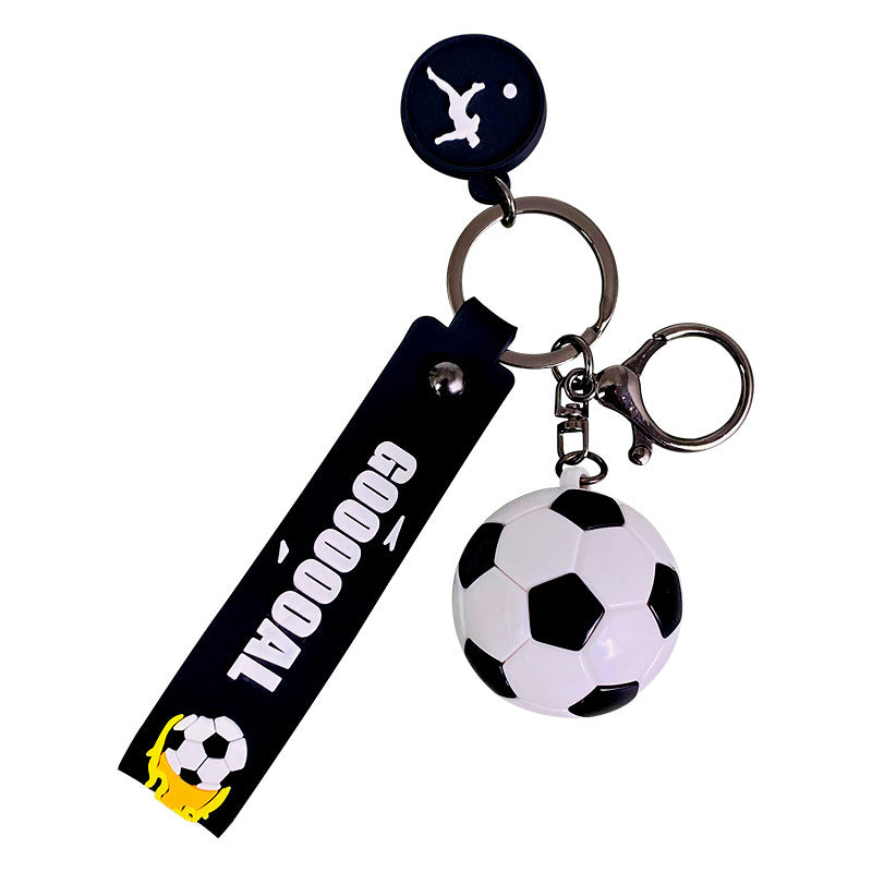 Wholesale Acrylic Simulated Football Keychain