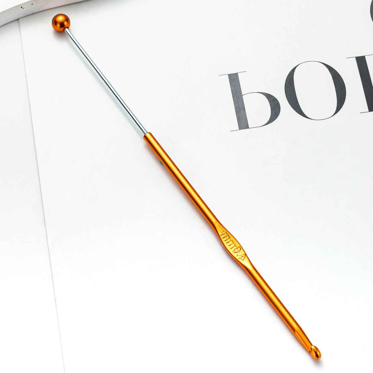 Wholesale 3mm 4mm 5mm 6mm DIY Bead Single Head Knitted Sweater Yarn Crochet Hook