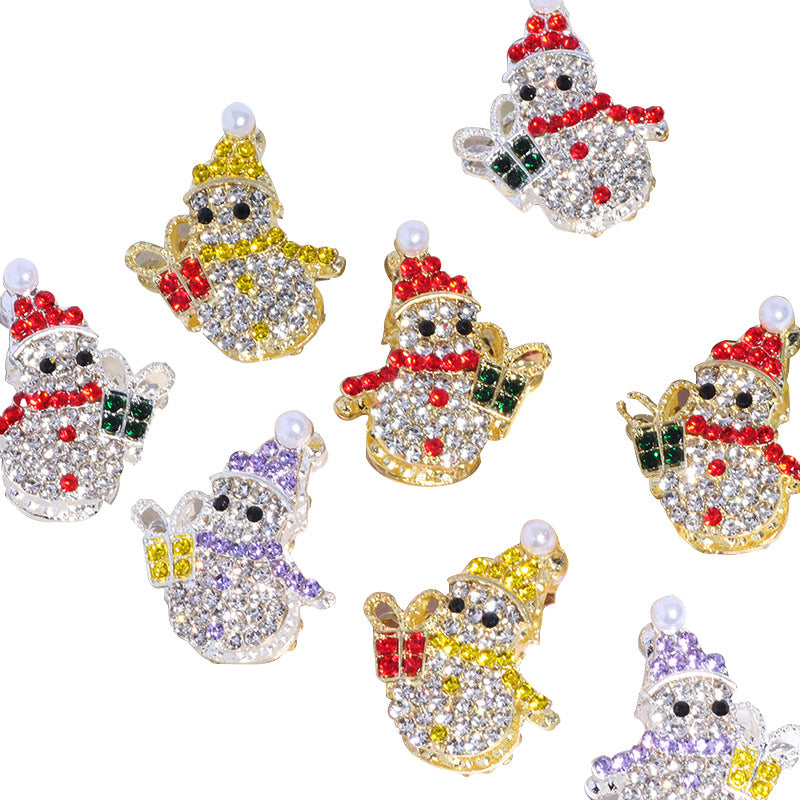 Wholesale 5pcs/pack Cute  snowman beads  Crystal Beads