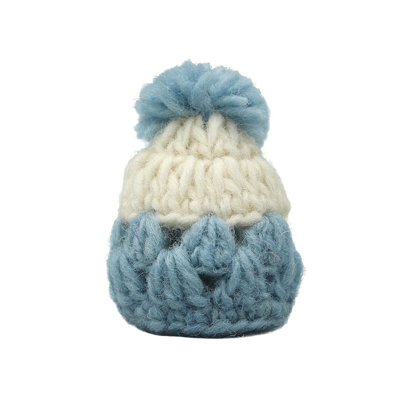 Wholesale 2pcs Cartoon Doll Woolen Hat Doll Accessories