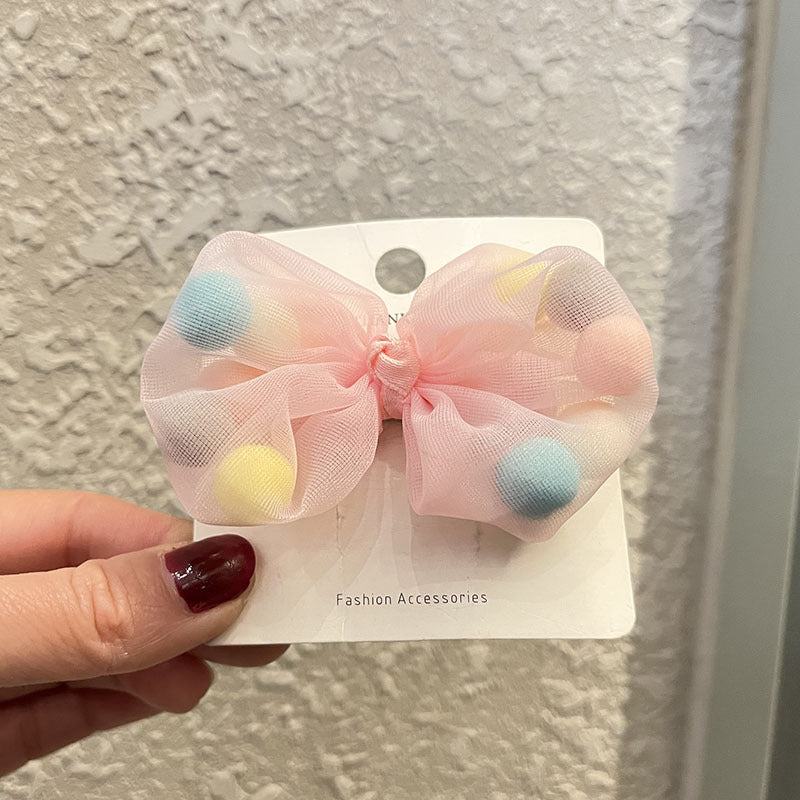 Wholesale Princess side clip girls handmade hair accessories