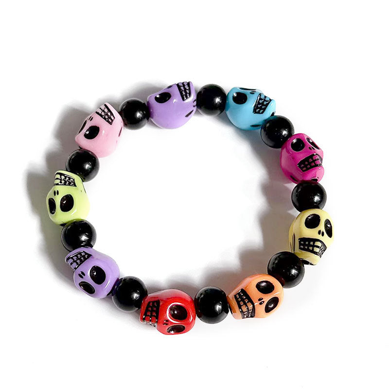 Wholesale Skull Vintage Dark Resin Bracelet