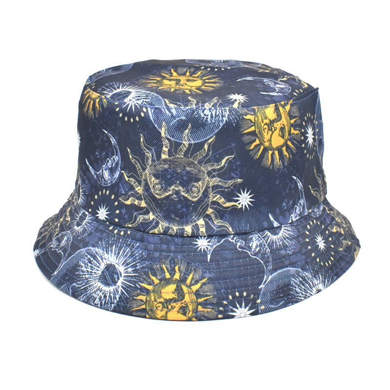 Wholesale Undersea Animal Mushroom Printed Sun Visor Fisherman Hat