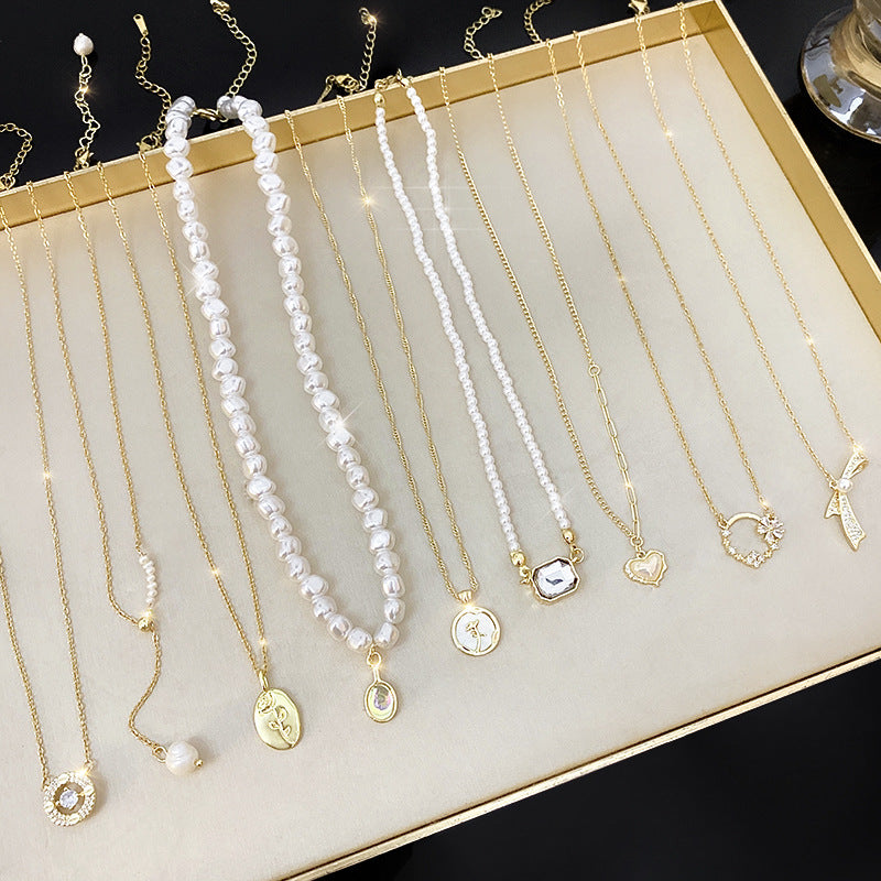 Wholesale Vintage Pearl Tassel Necklace