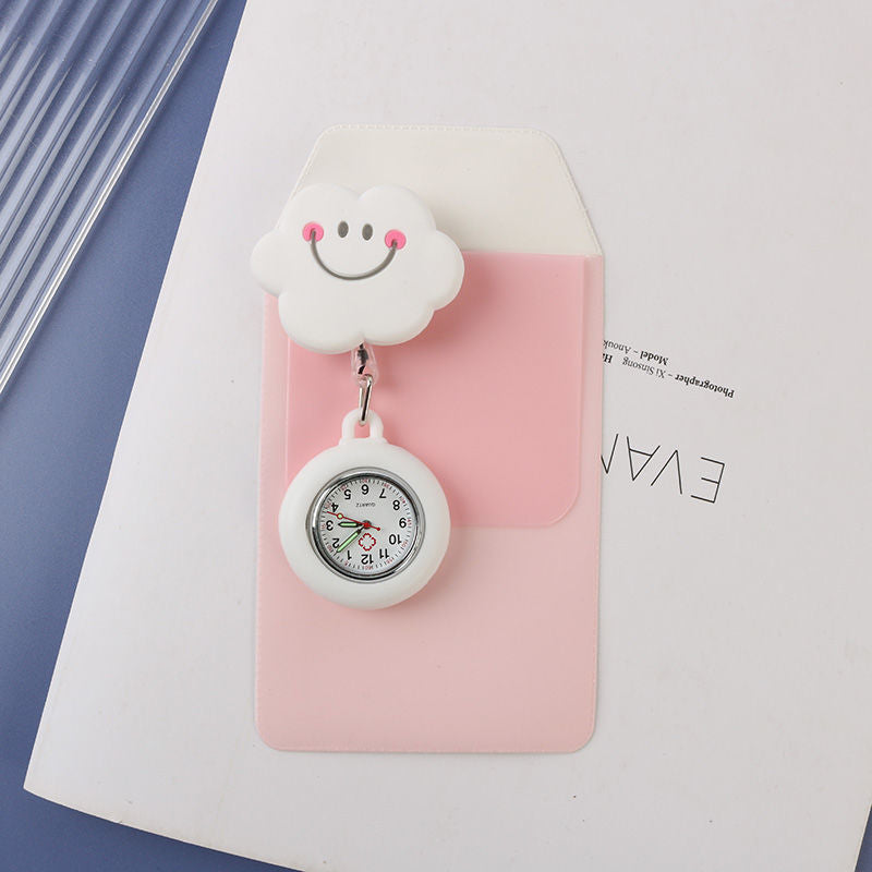 Wholesale Luminous and Cute Silicone Nurse Pocket Watches