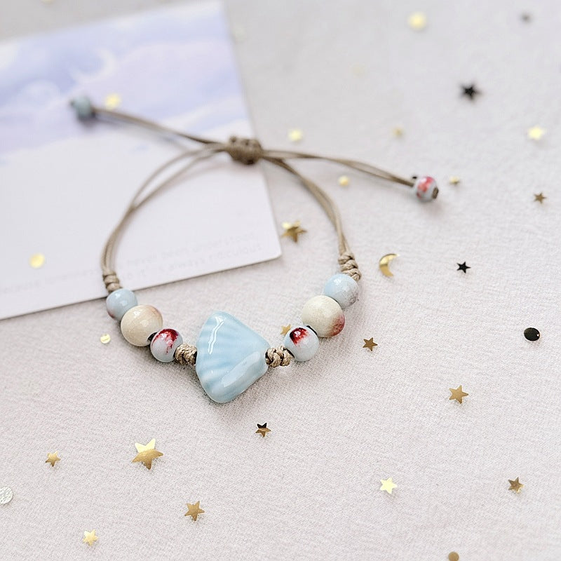 Wholesale Ceramic Ocean Adjustable Bracelet
