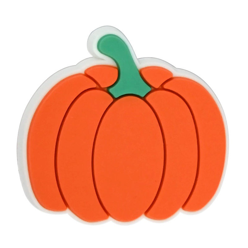 Wholesale Random 100pcs/pack  Thanksgiving-themed cartoon soft rubber beads