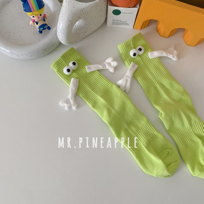 Wholesale Cotton Holding Socks, Couple Magnetic Suction