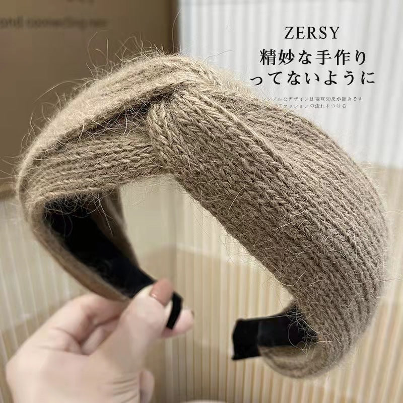 Wholesale Wool Wide Brim Autumn and Winter Hair Bands