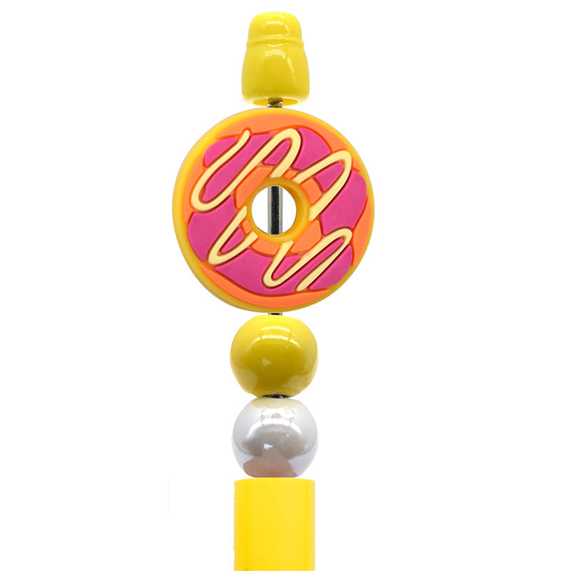 Wholesale Random 100pcs Product Donut Series Creative  Focal Beads