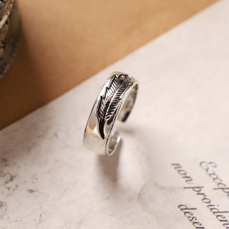 Wholesale Vintage ethnic style carved Bohemian open ring