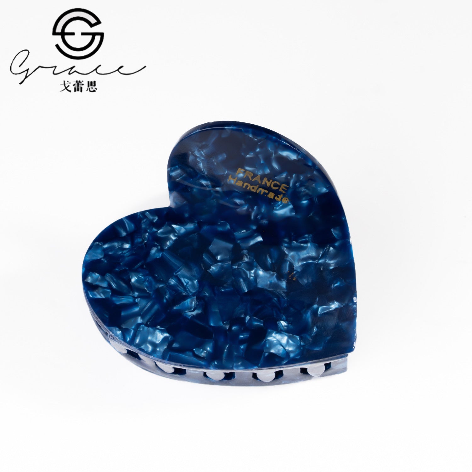 Wholesale Valentine's Day Acetate Heart Shape Hair Clips