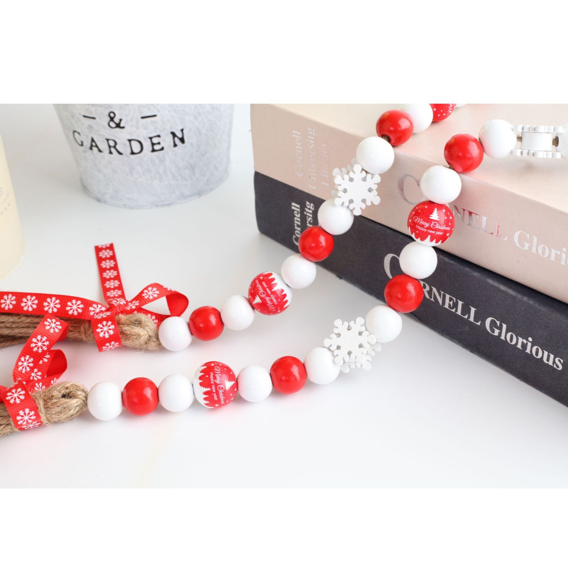 Wholesale 10pcs/ pack Christmas wooden beads color wooden beads