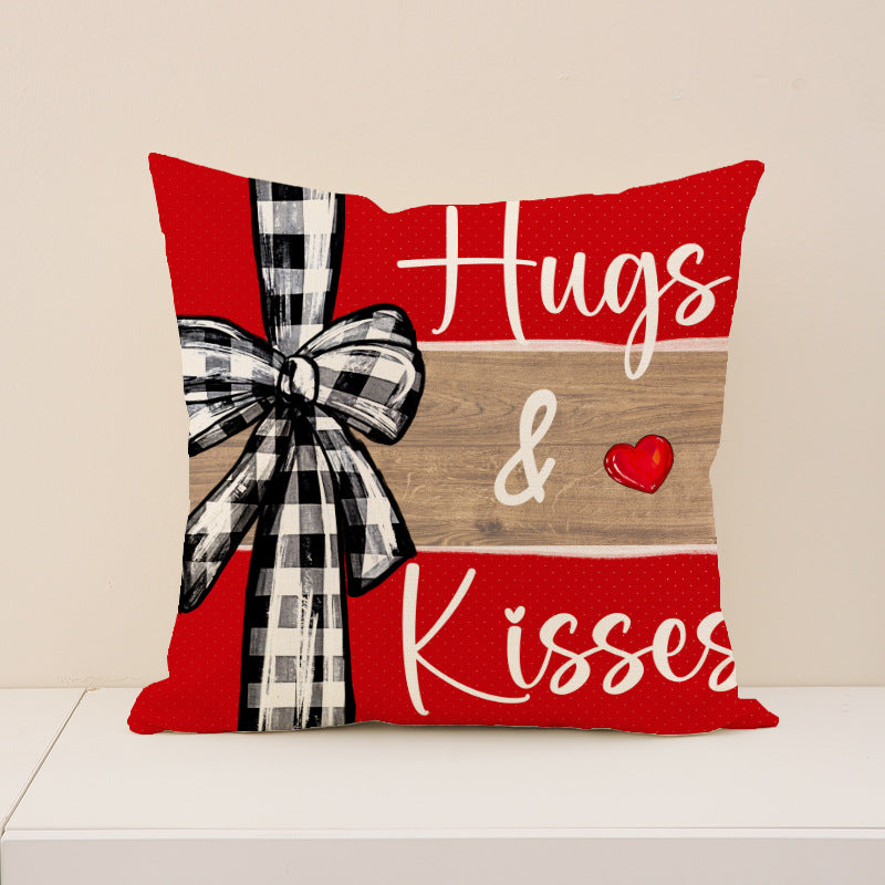 Wholesale 2pcs Love Letter Printed Pillow Case Valentine' s Day